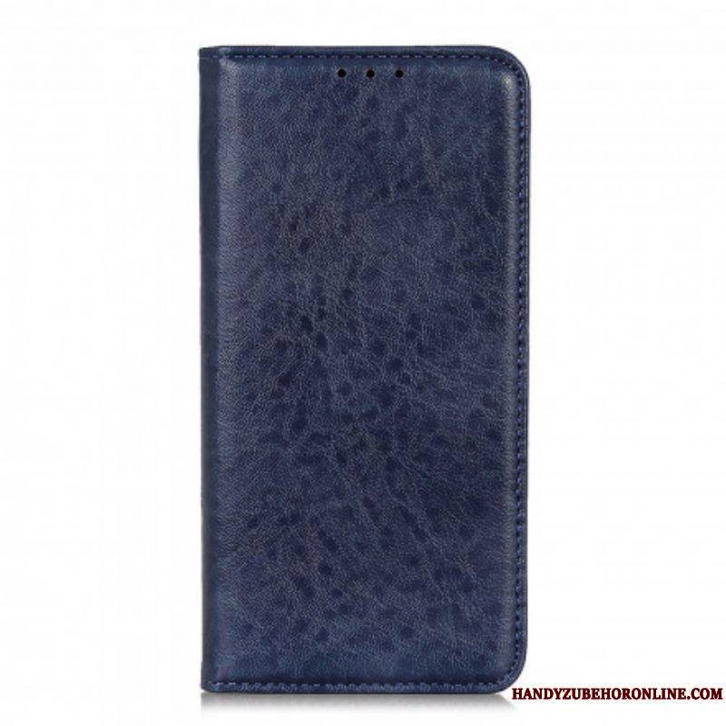 Flip Cover Motorola G60s Cuir Fendu Texturé