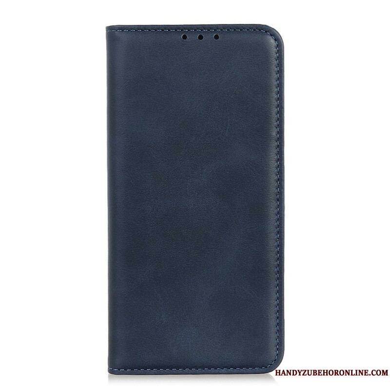 Flip Cover Samsung Galaxy A12 / M12 Cuir Fendu