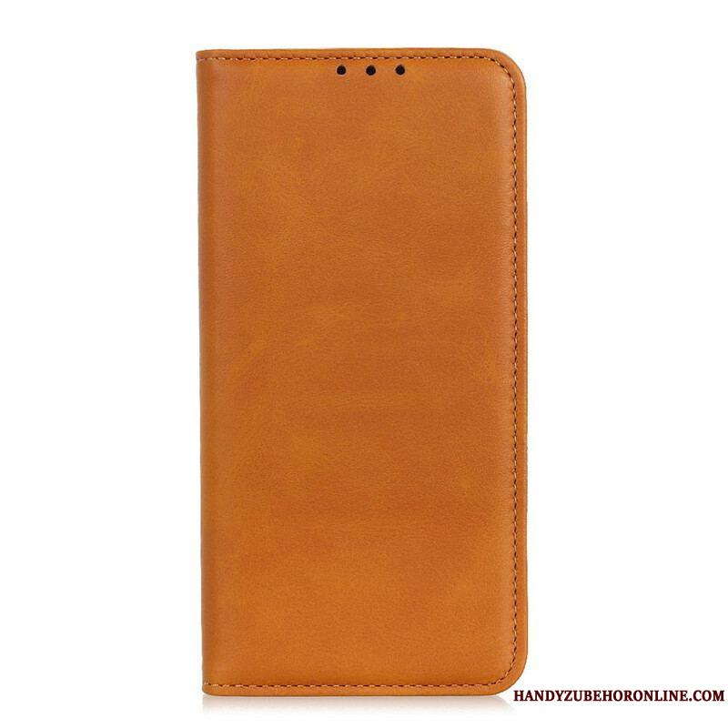 Flip Cover Samsung Galaxy A12 / M12 Cuir Fendu