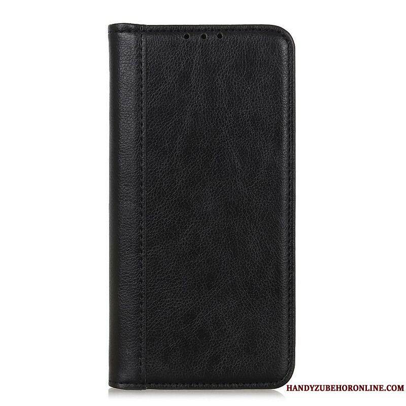 Flip Cover Samsung Galaxy A12 / M12 Cuir Fendu Coloré