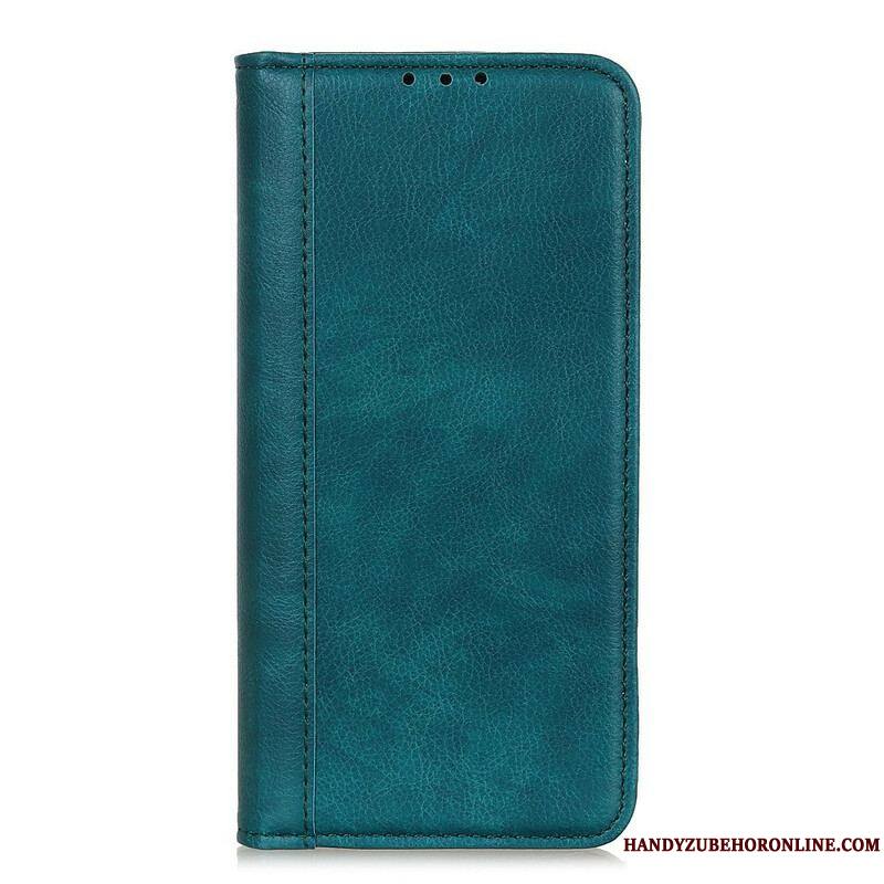 Flip Cover Samsung Galaxy A12 / M12 Cuir Fendu Coloré