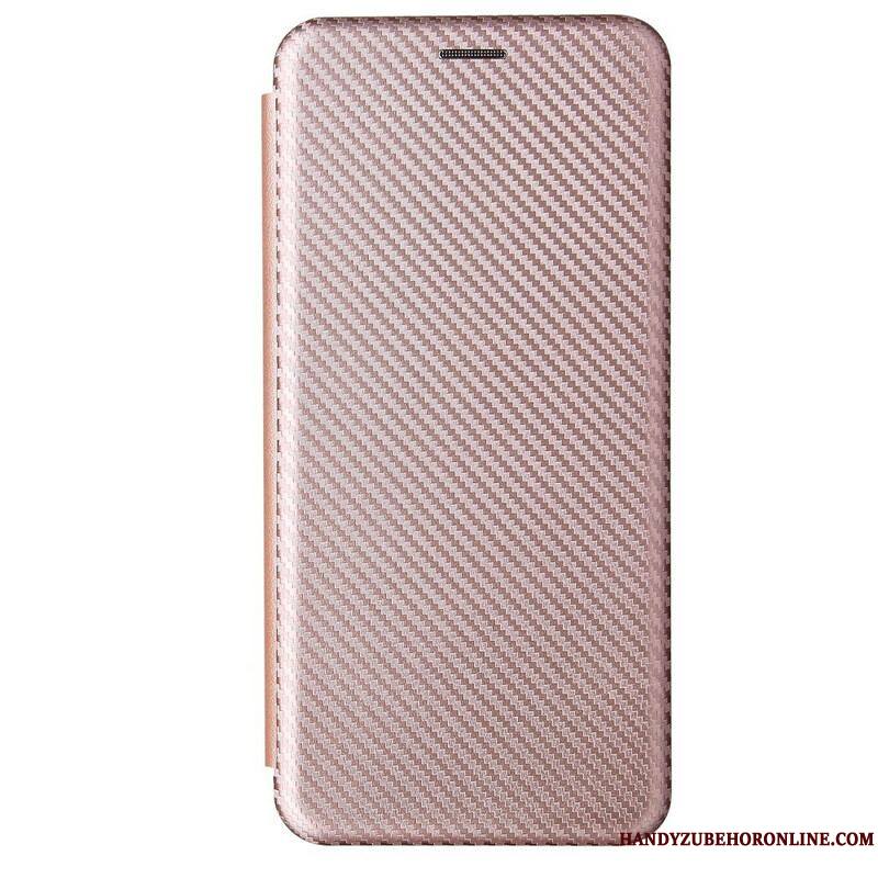 Flip Cover Samsung Galaxy A12 / M12 /Fibre Carbone