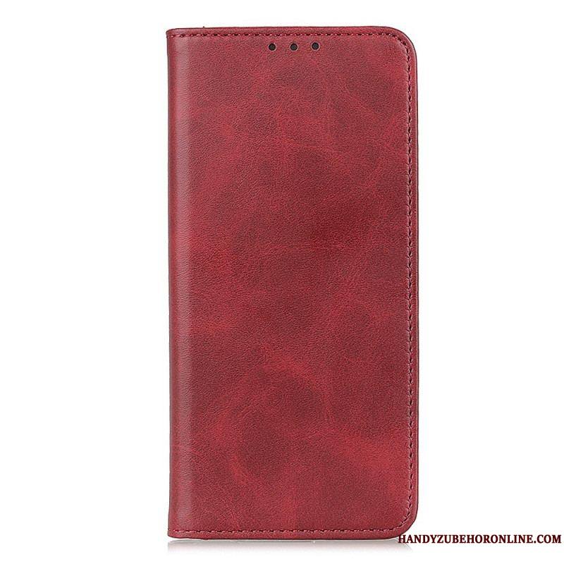 Flip Cover Samsung Galaxy A14 5G / A14 Cuir Fendu