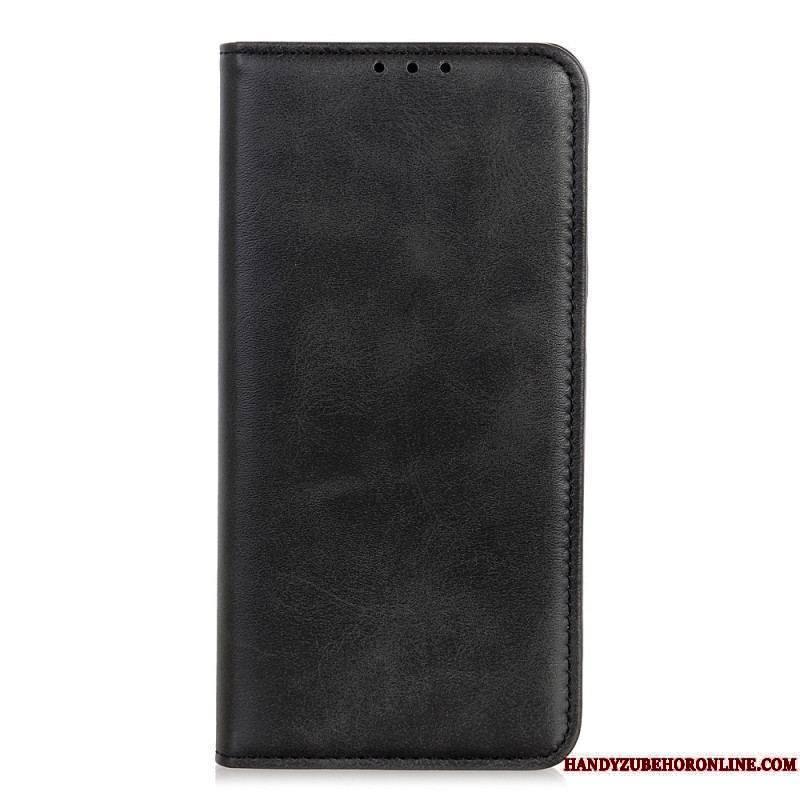 Flip Cover Samsung Galaxy A14 5G / A14 Cuir Fendu