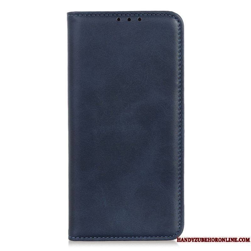 Flip Cover Samsung Galaxy A14 5G / A14 Cuir Fendu