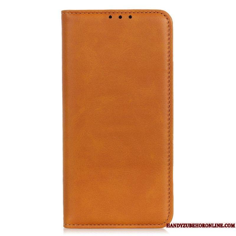 Flip Cover Samsung Galaxy A14 5G / A14 Cuir Fendu