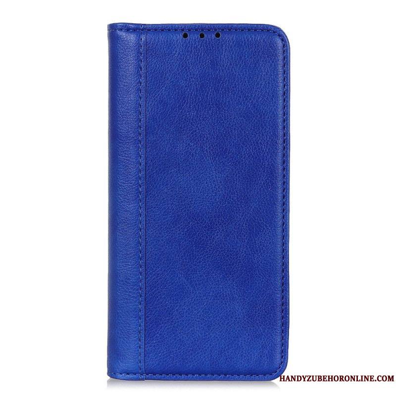 Flip Cover Samsung Galaxy A14 5G / A14 Cuir Fendu Stylé