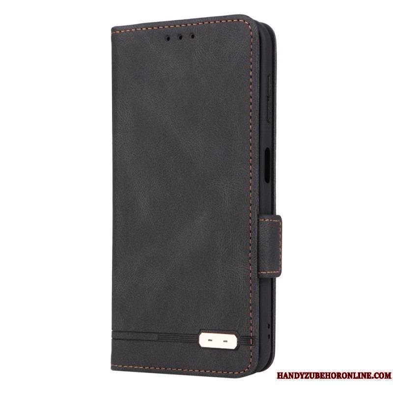 Flip Cover Samsung Galaxy A14 5G / A14 Texture Cuir