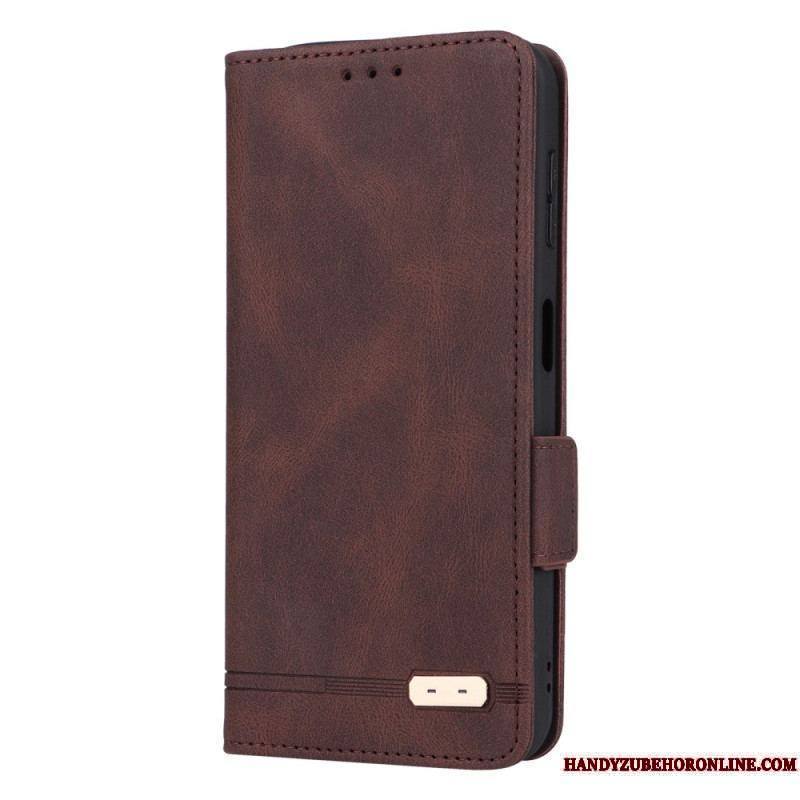 Flip Cover Samsung Galaxy A14 5G / A14 Texture Cuir