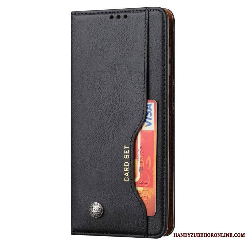 Flip Cover Samsung Galaxy A14 5G Simili Cuir Porte-Cartes