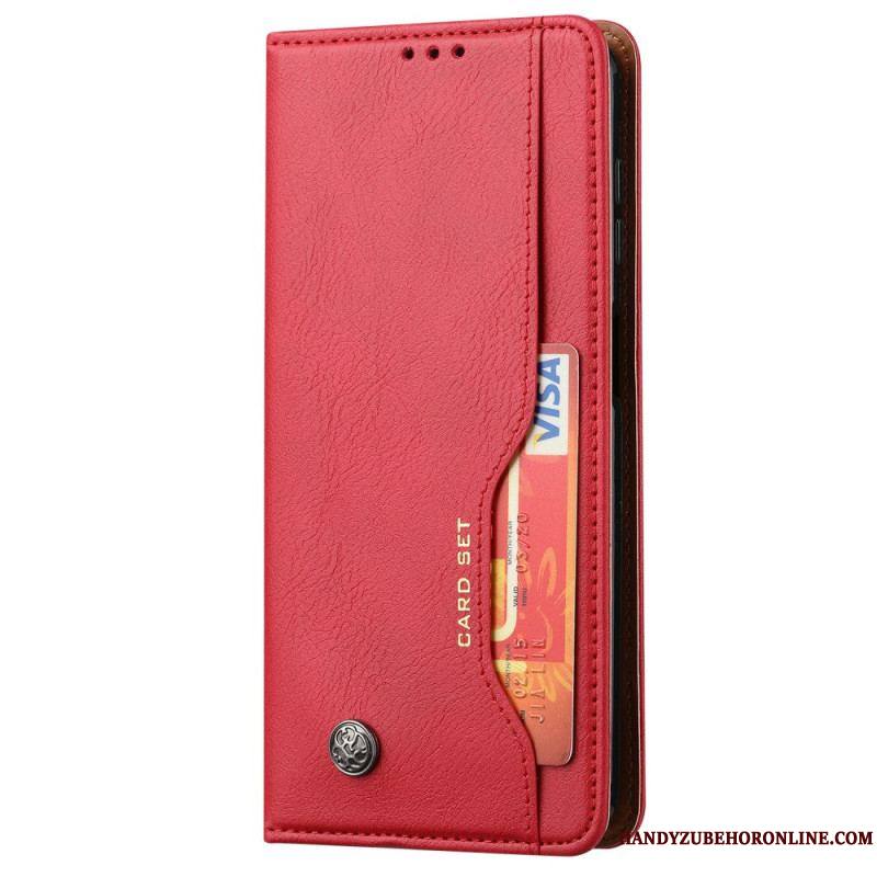 Flip Cover Samsung Galaxy A14 5G Simili Cuir Porte-Cartes