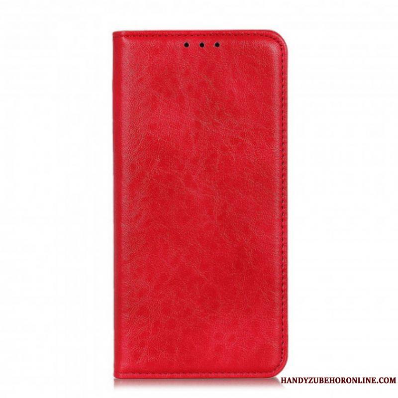 Flip Cover Samsung Galaxy A52 4G / A52 5G / A52s 5G Texture Cuir Fendu