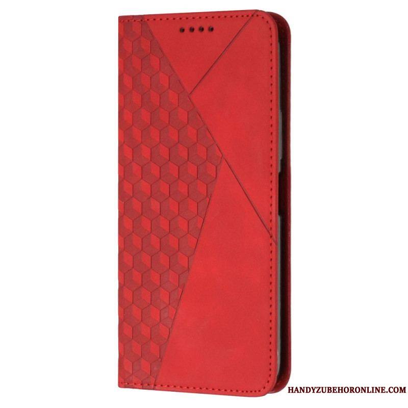 Flip Cover Samsung Galaxy A54 5G Style Cuir Motif 3D