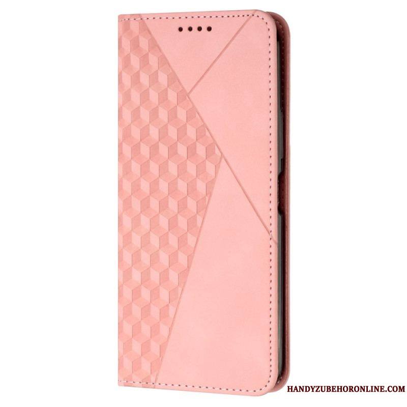 Flip Cover Samsung Galaxy A54 5G Style Cuir Motif 3D