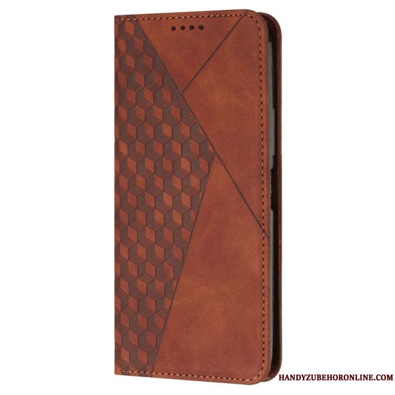 Flip Cover Samsung Galaxy A54 5G Style Cuir Motif 3D