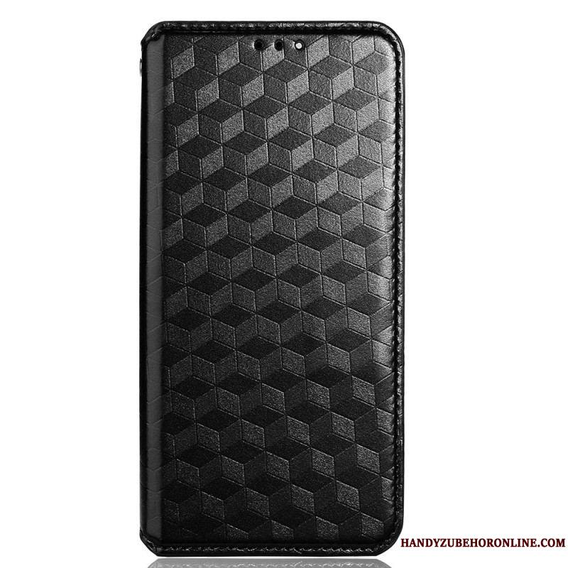 Flip Cover Samsung Galaxy M13 Cubes 3D