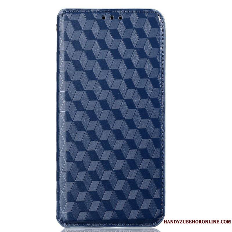 Flip Cover Samsung Galaxy M13 Cubes 3D