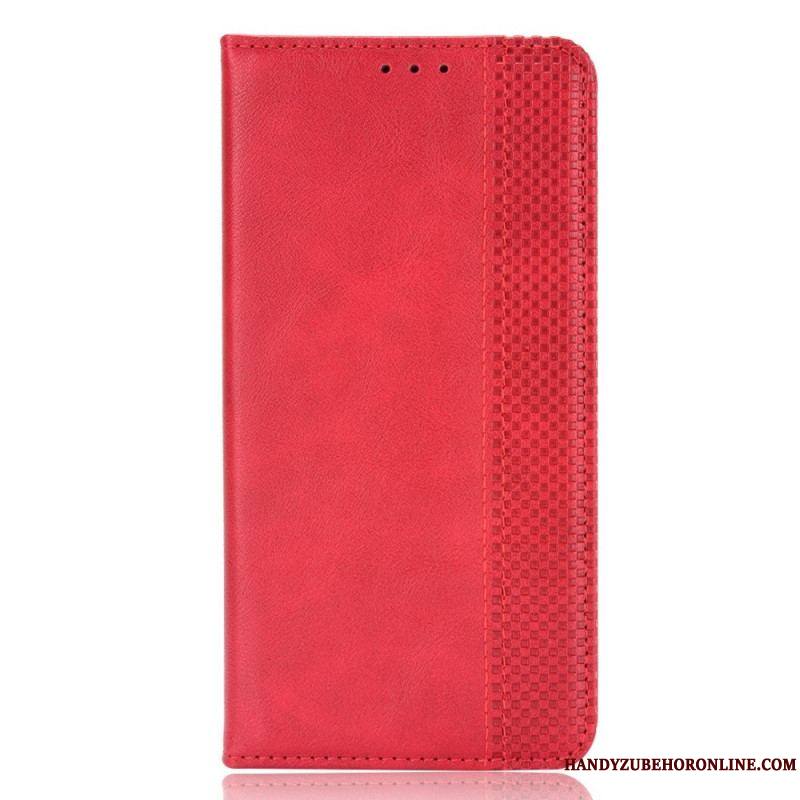 Flip Cover Samsung Galaxy M23 5G Effet Cuir Vintage Stylisé