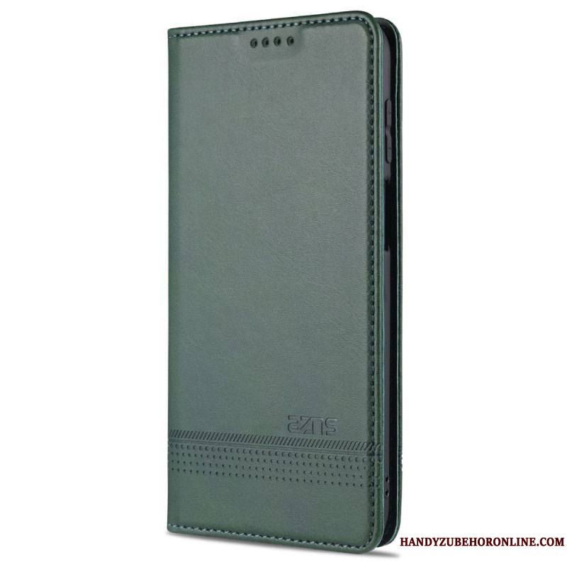 Flip Cover Samsung Galaxy M32 Style Cuir AZNS