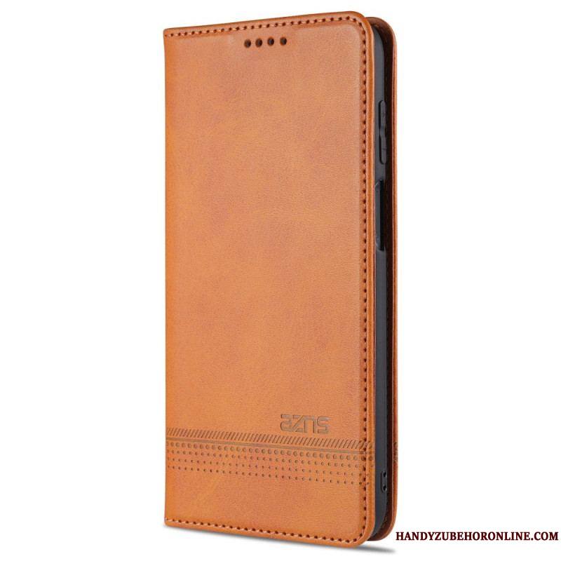 Flip Cover Samsung Galaxy M32 Style Cuir AZNS