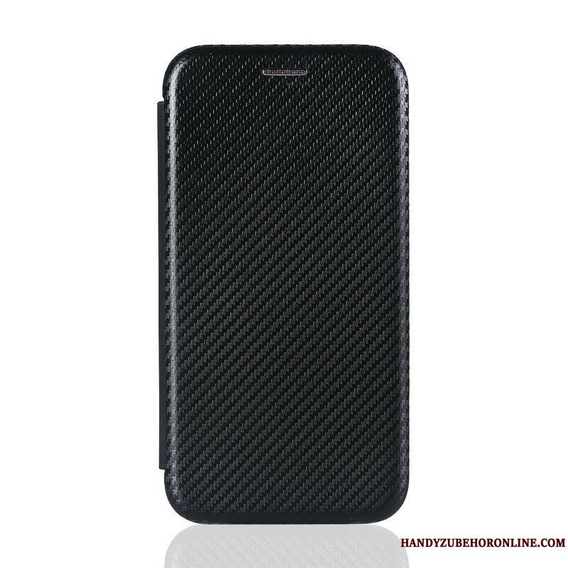 Flip Cover Samsung Galaxy M51 Fibre Carbone