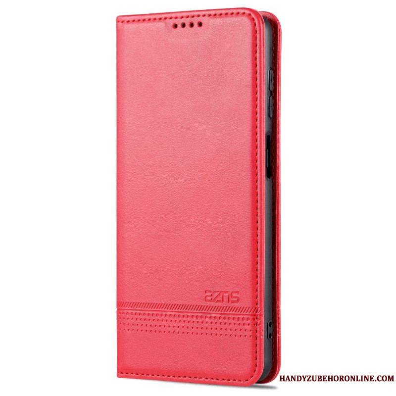 Flip Cover Samsung Galaxy M52 5G AZNS Effet Cuir