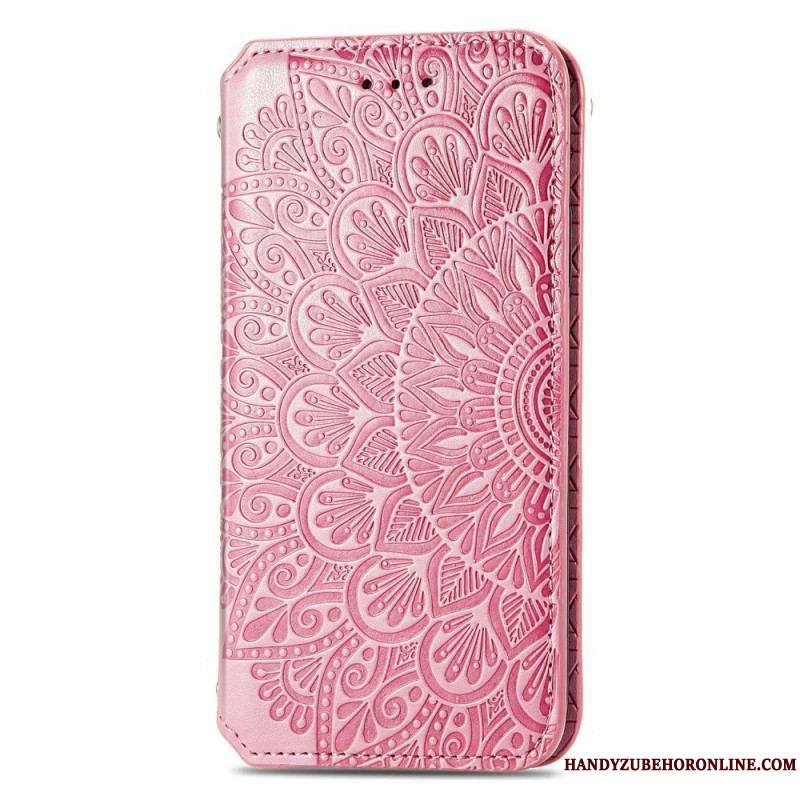 Flip Cover Samsung Galaxy M52 5G Simili Cuir Antiquaire