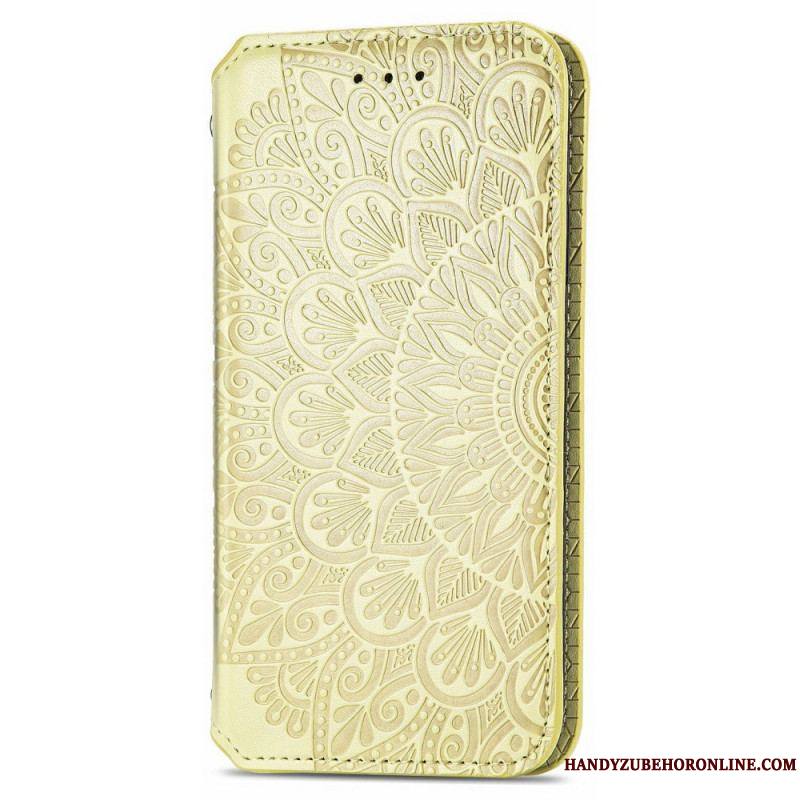 Flip Cover Samsung Galaxy M52 5G Simili Cuir Antiquaire