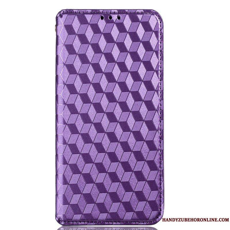 Flip Cover Samsung Galaxy M53 5G Cubes 3D