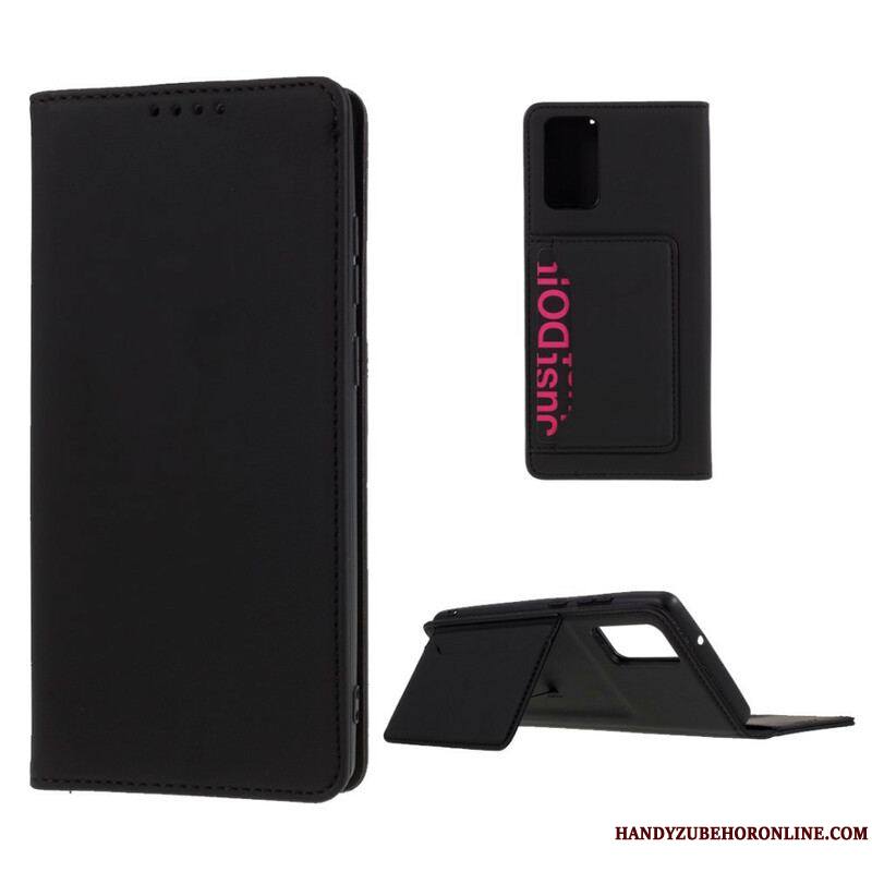 Flip Cover Samsung Galaxy Note 20 Porte-Carte Support