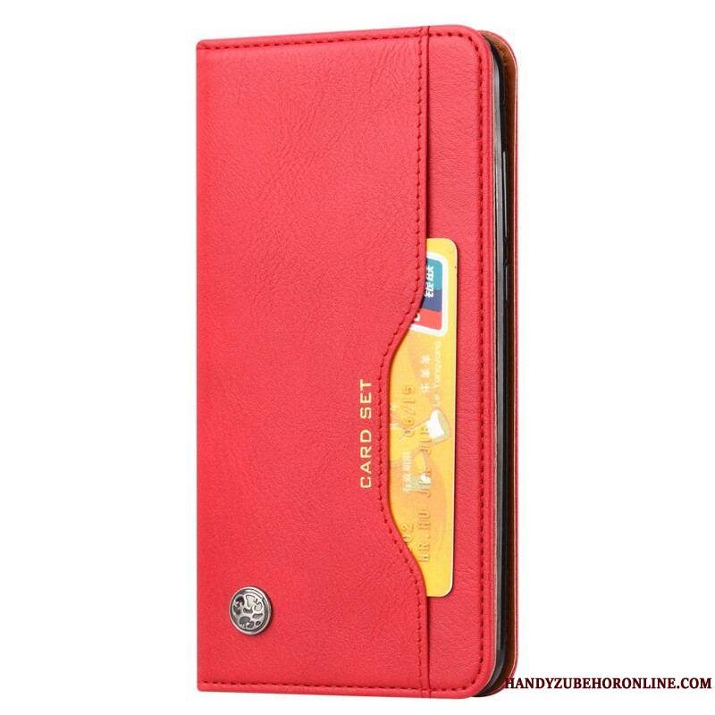 Flip Cover Samsung Galaxy Note 20 Ultra Simili Cuir Porte-Cartes