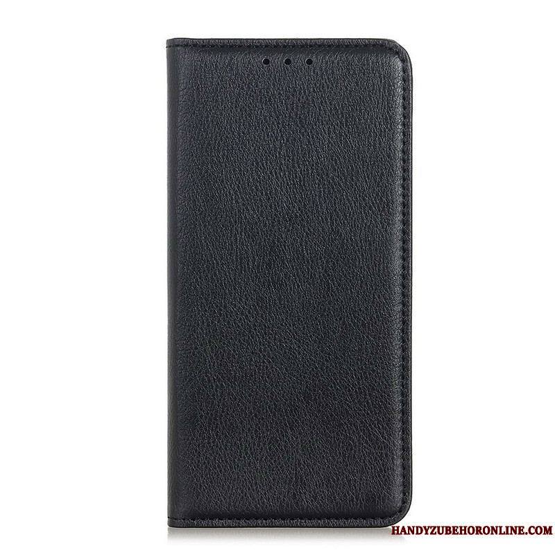 Flip Cover Samsung Galaxy S20 FE Cuir Litchi Fendu Élégance