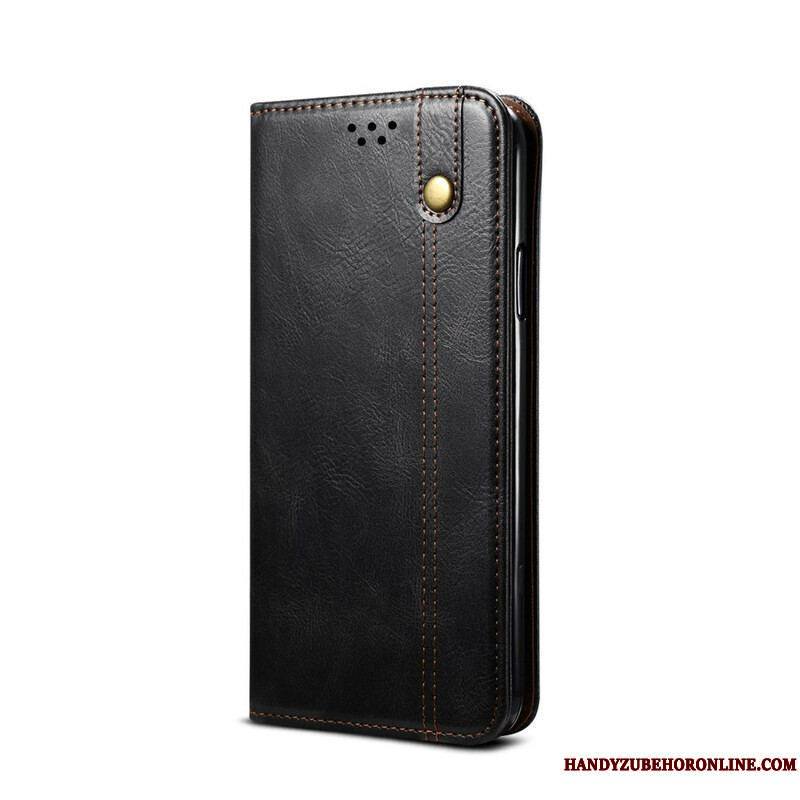 Flip Cover Samsung Galaxy S20 FE Simili Cuir Ciré