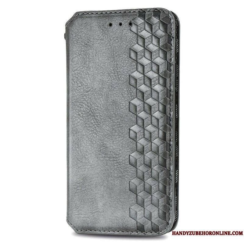 Flip Cover Samsung Galaxy S20 FE Simili Cuir Texture Diamant