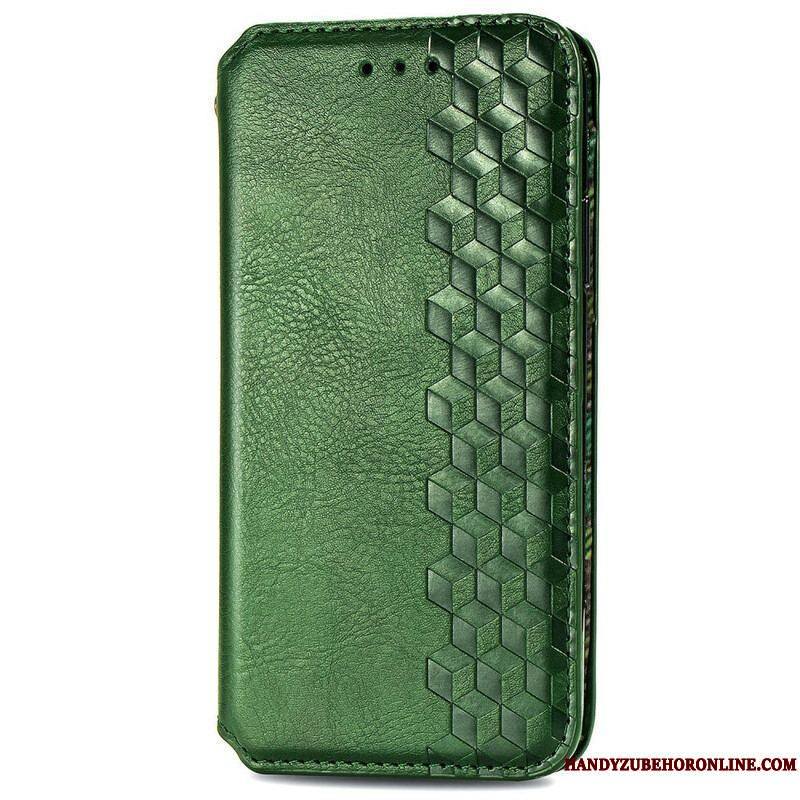 Flip Cover Samsung Galaxy S20 FE Simili Cuir Texture Diamant