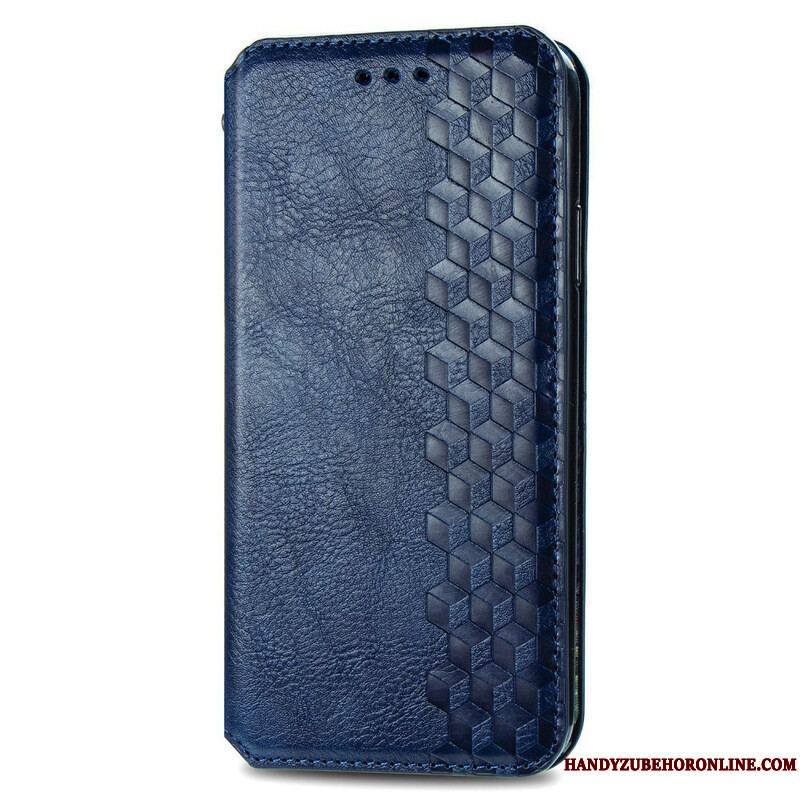 Flip Cover Samsung Galaxy S20 FE Simili Cuir Texture Diamant