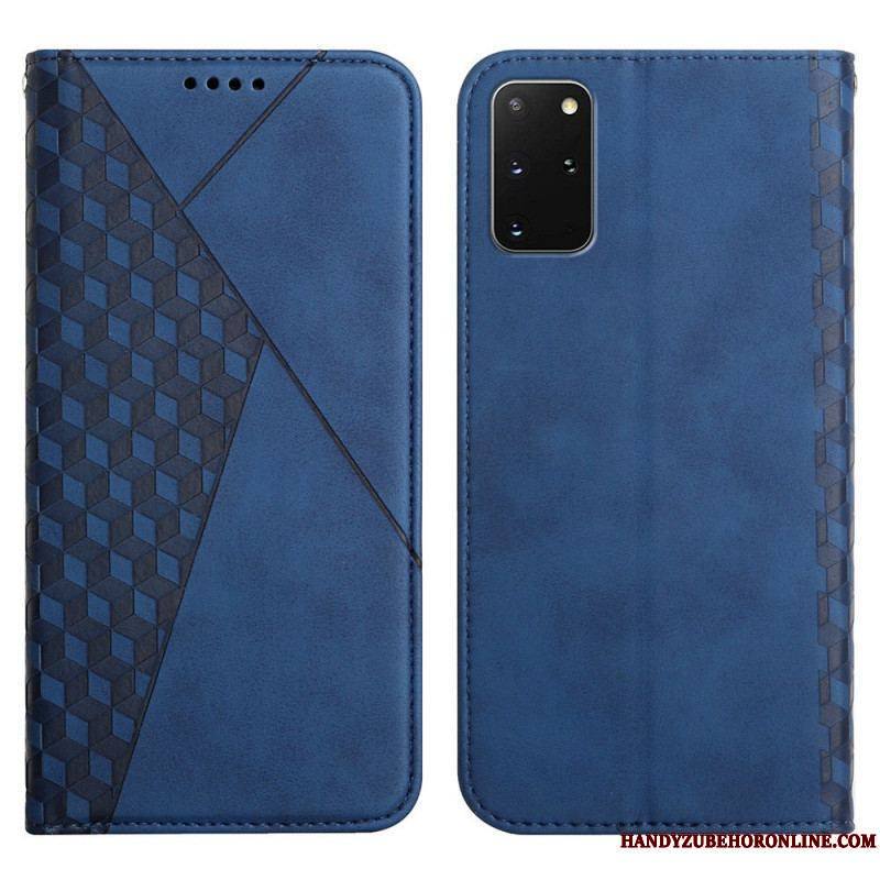 Flip Cover Samsung Galaxy S20 Plus / S20 Plus 5G Effet Cuir Géo