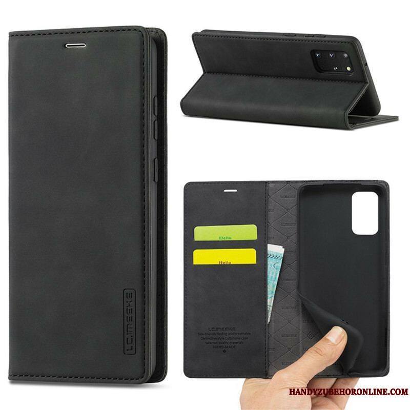 Flip Cover Samsung Galaxy S20 Plus / S20 Plus 5G LC.IMEEKE Effet Cuir