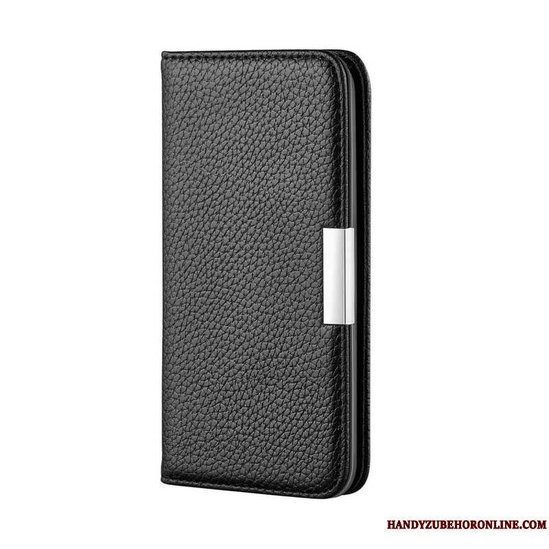 Flip Cover Samsung Galaxy S21 FE Simili Cuir Litchi Ultra Chic