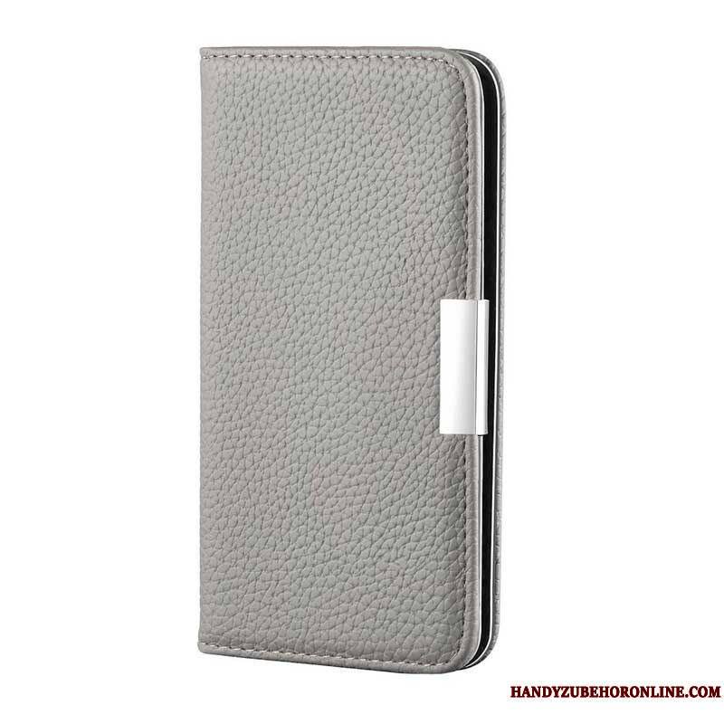 Flip Cover Samsung Galaxy S21 FE Simili Cuir Litchi Ultra Chic