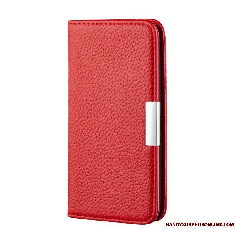 Flip Cover Samsung Galaxy S21 FE Simili Cuir Litchi Ultra Chic