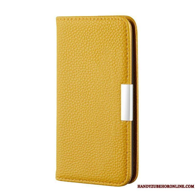 Flip Cover Samsung Galaxy S21 FE Simili Cuir Litchi Ultra Chic