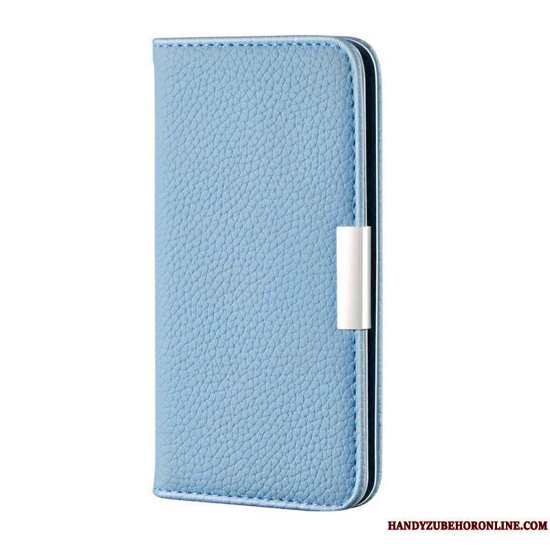 Flip Cover Samsung Galaxy S21 FE Simili Cuir Litchi Ultra Chic