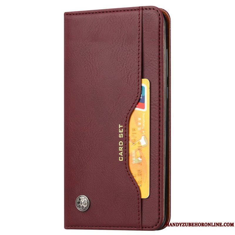 Flip Cover Samsung Galaxy S21 FE Simili Cuir Porte-Cartes