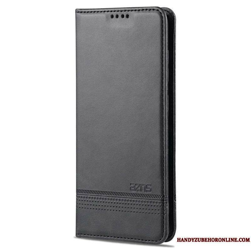 Flip Cover Samsung Galaxy S21 FE Style Cuir AZNS