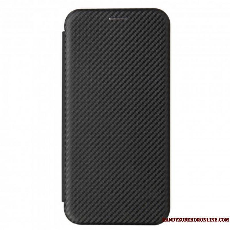 Flip Cover Samsung Galaxy S21 Plus 5G Fibre Carbone