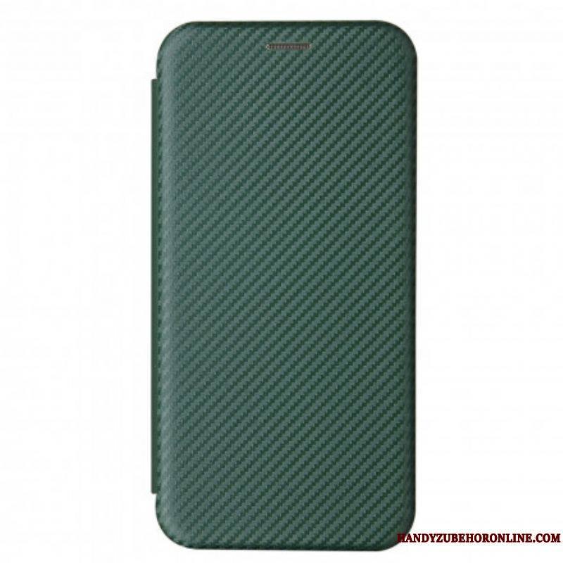 Flip Cover Samsung Galaxy S21 Plus 5G Fibre Carbone