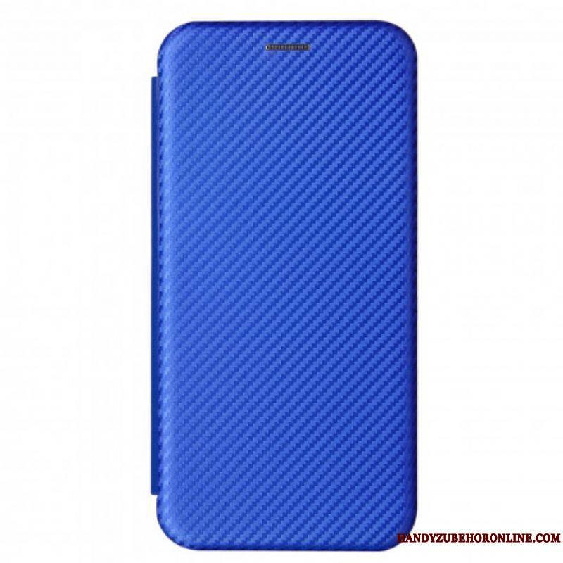 Flip Cover Samsung Galaxy S21 Plus 5G Fibre Carbone