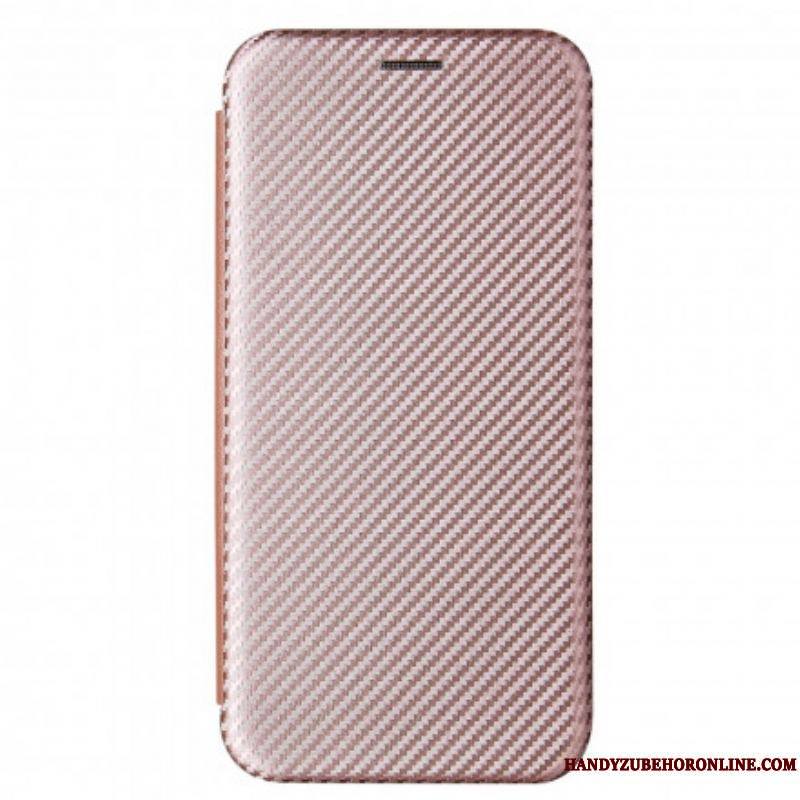 Flip Cover Samsung Galaxy S21 Plus 5G Fibre Carbone