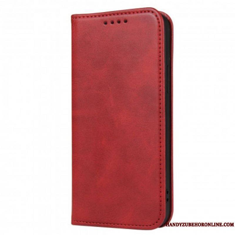 Flip Cover Samsung Galaxy S21 Ultra 5G Effet Cuir Business Style Plus